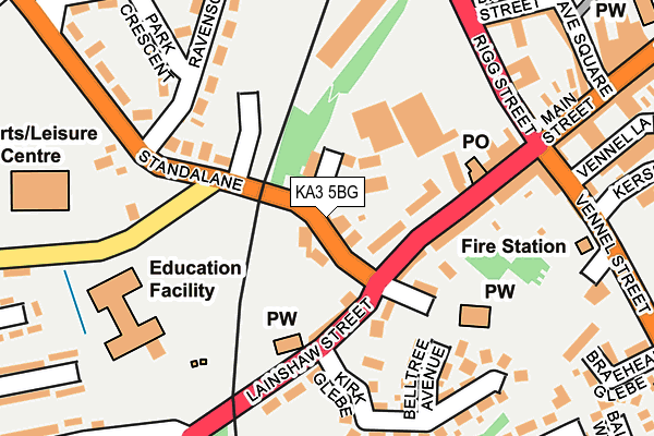 Map of PDM PERFORMANCE LTD at local scale