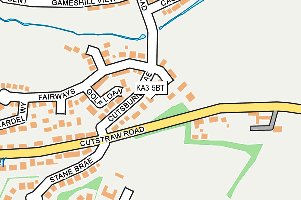 KA3 5BT map - OS OpenMap – Local (Ordnance Survey)