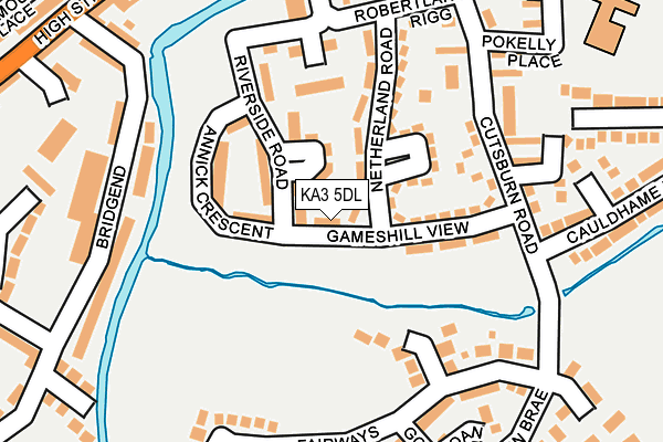 KA3 5DL map - OS OpenMap – Local (Ordnance Survey)
