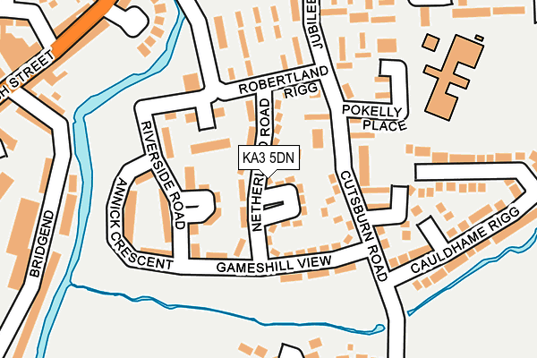 KA3 5DN map - OS OpenMap – Local (Ordnance Survey)