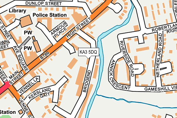 KA3 5DQ map - OS OpenMap – Local (Ordnance Survey)