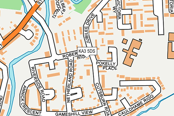 KA3 5DS map - OS OpenMap – Local (Ordnance Survey)