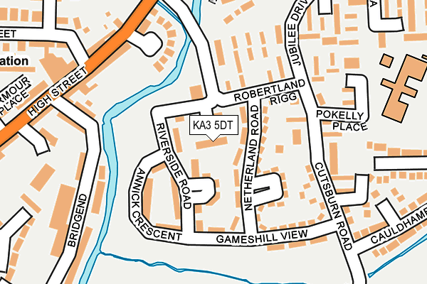 KA3 5DT map - OS OpenMap – Local (Ordnance Survey)