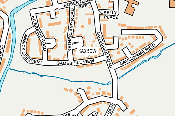 KA3 5DW map - OS OpenMap – Local (Ordnance Survey)
