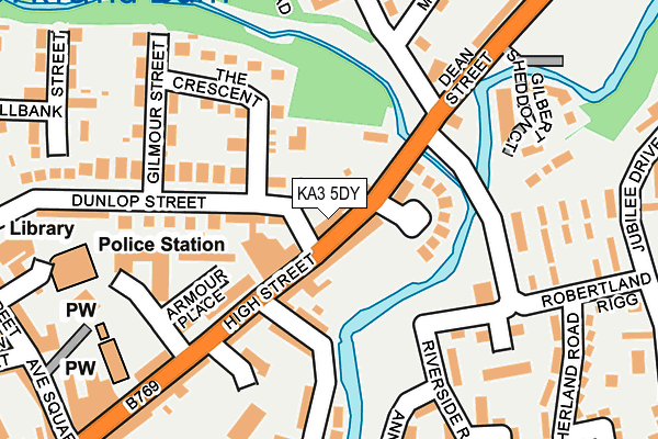 KA3 5DY map - OS OpenMap – Local (Ordnance Survey)