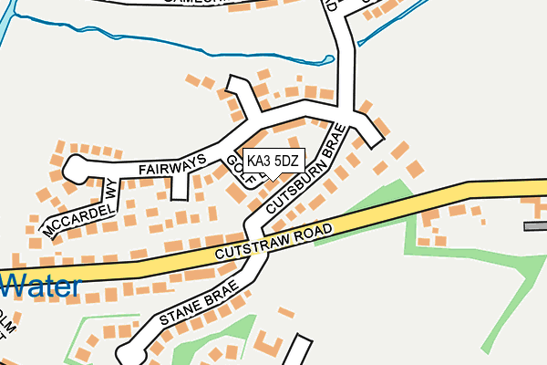 KA3 5DZ map - OS OpenMap – Local (Ordnance Survey)