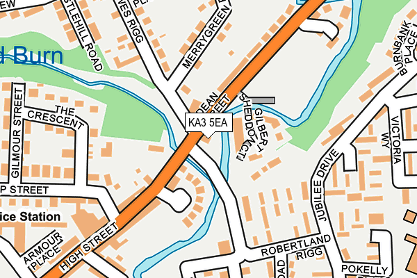 KA3 5EA map - OS OpenMap – Local (Ordnance Survey)