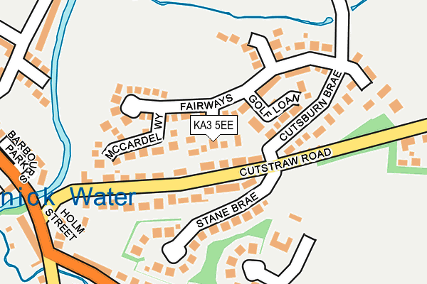 KA3 5EE map - OS OpenMap – Local (Ordnance Survey)
