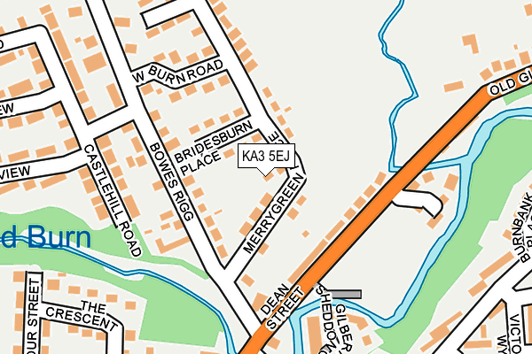 KA3 5EJ map - OS OpenMap – Local (Ordnance Survey)