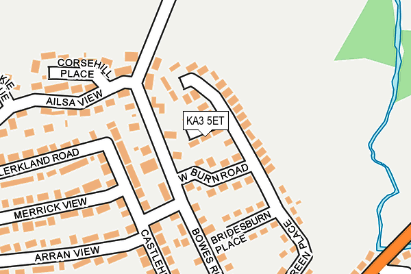 KA3 5ET map - OS OpenMap – Local (Ordnance Survey)