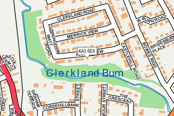 KA3 5EX map - OS OpenMap – Local (Ordnance Survey)