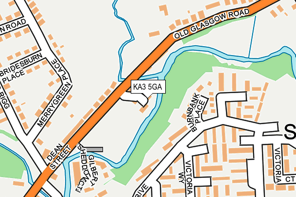 KA3 5GA map - OS OpenMap – Local (Ordnance Survey)
