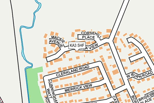 KA3 5HF map - OS OpenMap – Local (Ordnance Survey)