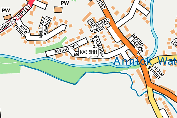 KA3 5HH map - OS OpenMap – Local (Ordnance Survey)