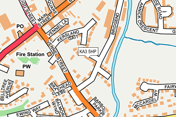 KA3 5HP map - OS OpenMap – Local (Ordnance Survey)