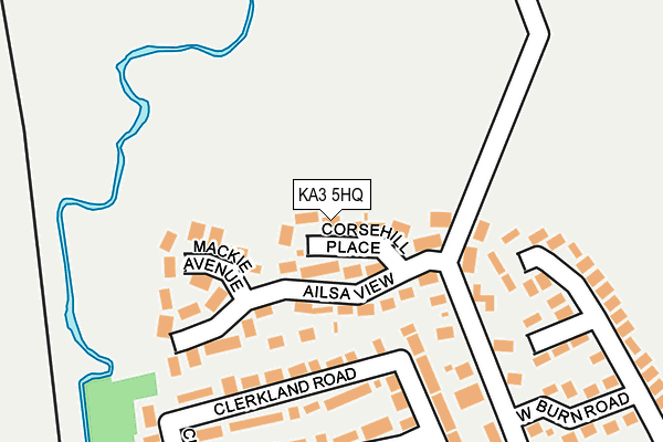 KA3 5HQ map - OS OpenMap – Local (Ordnance Survey)