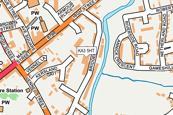 KA3 5HT map - OS OpenMap – Local (Ordnance Survey)
