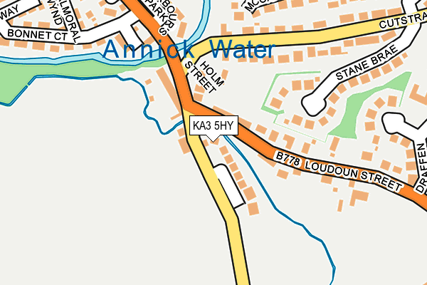 KA3 5HY map - OS OpenMap – Local (Ordnance Survey)