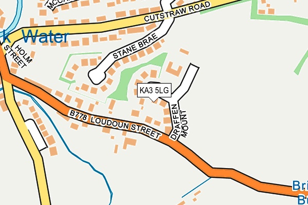KA3 5LG map - OS OpenMap – Local (Ordnance Survey)