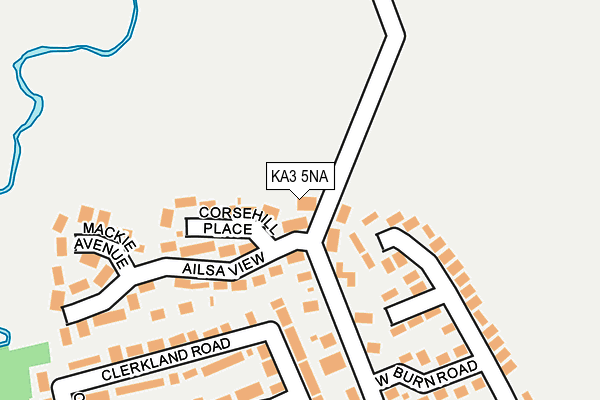 KA3 5NA map - OS OpenMap – Local (Ordnance Survey)