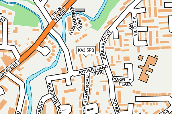 KA3 5PB map - OS OpenMap – Local (Ordnance Survey)