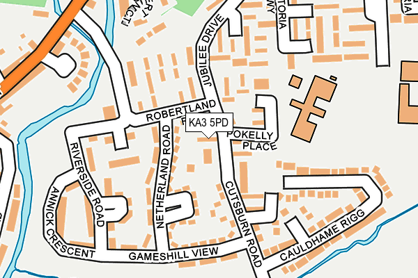 KA3 5PD map - OS OpenMap – Local (Ordnance Survey)