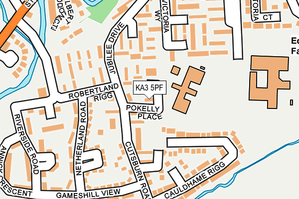 KA3 5PF map - OS OpenMap – Local (Ordnance Survey)