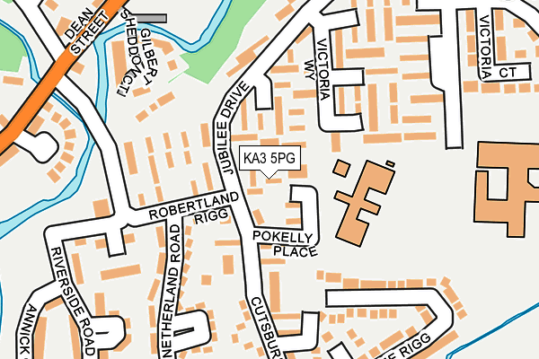 KA3 5PG map - OS OpenMap – Local (Ordnance Survey)