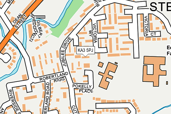 KA3 5PJ map - OS OpenMap – Local (Ordnance Survey)