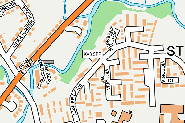 KA3 5PP map - OS OpenMap – Local (Ordnance Survey)