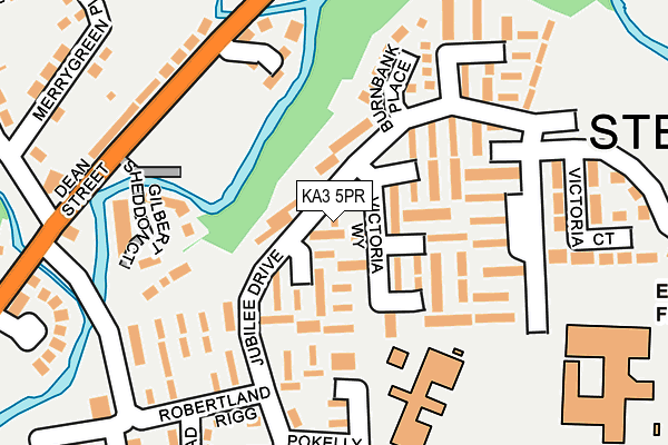 KA3 5PR map - OS OpenMap – Local (Ordnance Survey)
