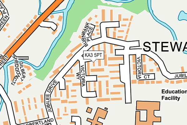 KA3 5PT map - OS OpenMap – Local (Ordnance Survey)