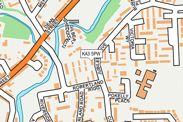 KA3 5PW map - OS OpenMap – Local (Ordnance Survey)