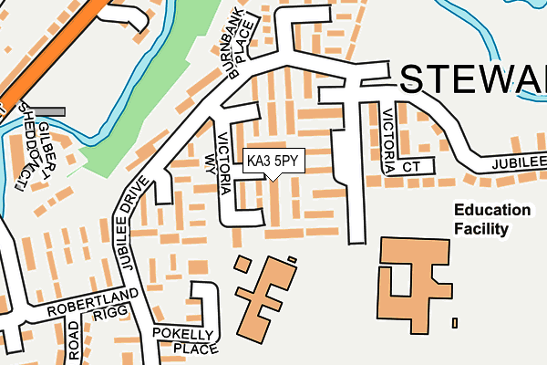 KA3 5PY map - OS OpenMap – Local (Ordnance Survey)