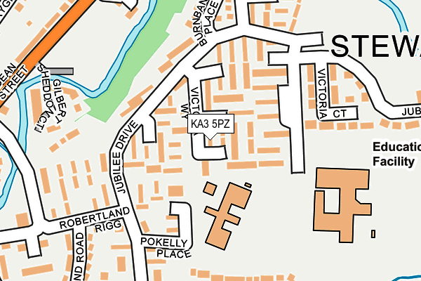 KA3 5PZ map - OS OpenMap – Local (Ordnance Survey)