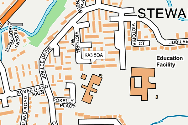 KA3 5QA map - OS OpenMap – Local (Ordnance Survey)