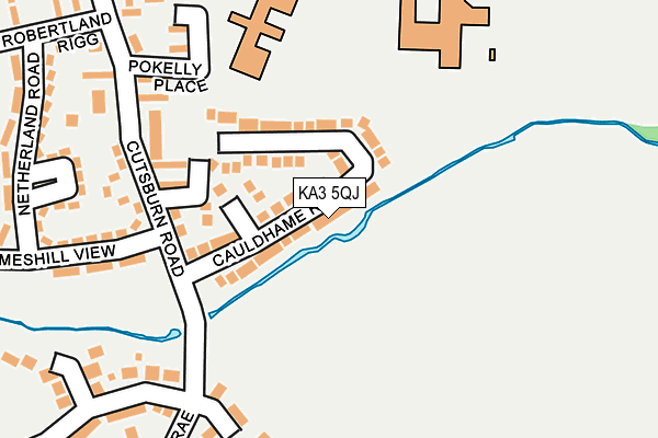 KA3 5QJ map - OS OpenMap – Local (Ordnance Survey)