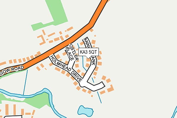 KA3 5QT map - OS OpenMap – Local (Ordnance Survey)