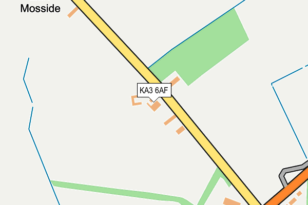KA3 6AF map - OS OpenMap – Local (Ordnance Survey)