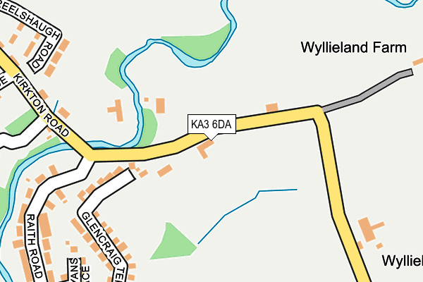 KA3 6DA map - OS OpenMap – Local (Ordnance Survey)
