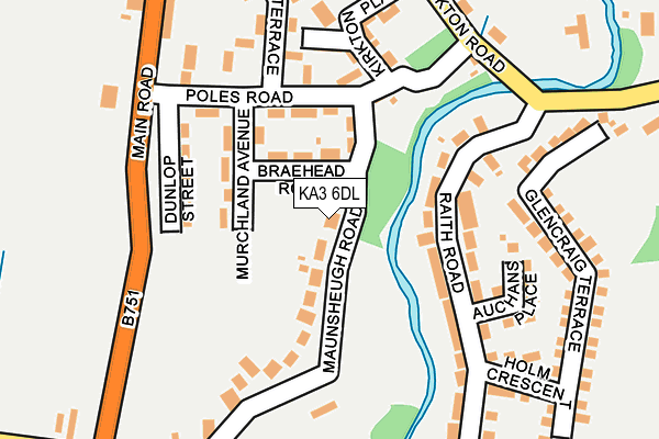 KA3 6DL map - OS OpenMap – Local (Ordnance Survey)