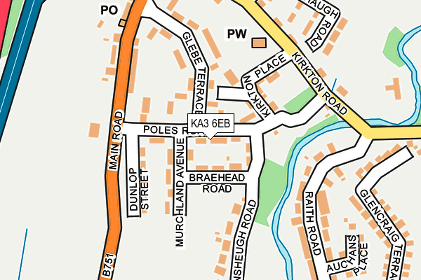 KA3 6EB map - OS OpenMap – Local (Ordnance Survey)
