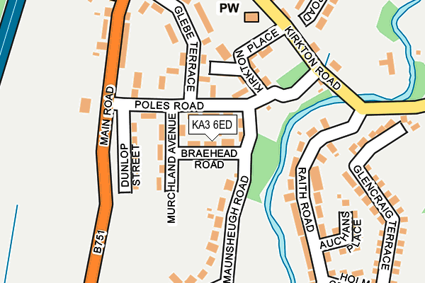 KA3 6ED map - OS OpenMap – Local (Ordnance Survey)