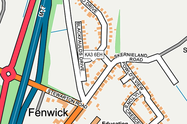 KA3 6EH map - OS OpenMap – Local (Ordnance Survey)