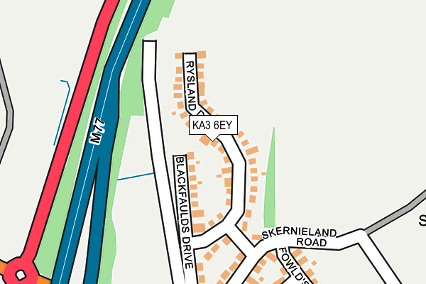 KA3 6EY map - OS OpenMap – Local (Ordnance Survey)