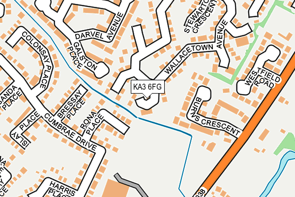 KA3 6FG map - OS OpenMap – Local (Ordnance Survey)