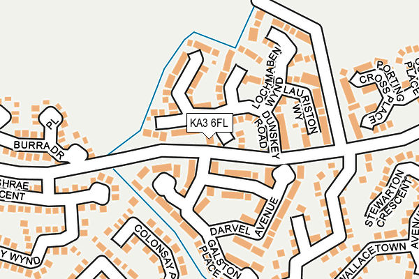 KA3 6FL map - OS OpenMap – Local (Ordnance Survey)