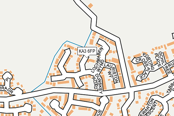 KA3 6FP map - OS OpenMap – Local (Ordnance Survey)