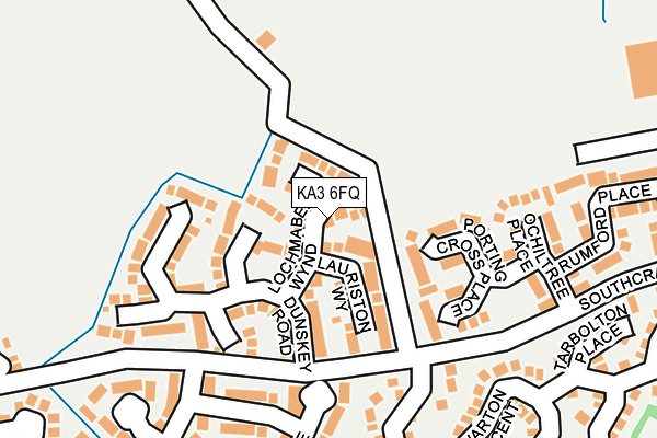 KA3 6FQ map - OS OpenMap – Local (Ordnance Survey)