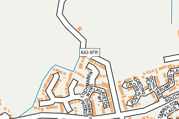 KA3 6FR map - OS OpenMap – Local (Ordnance Survey)